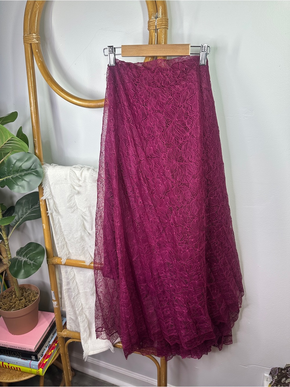 Helsi Purple Lace Dress sz L
